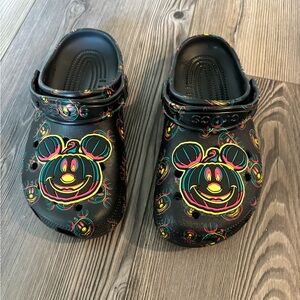 Mickey Glow in the Dark Crocs